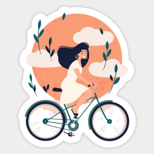 Girl freedom Sticker